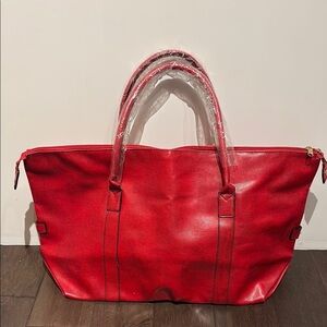 Elegant Red Women's Tote Bag